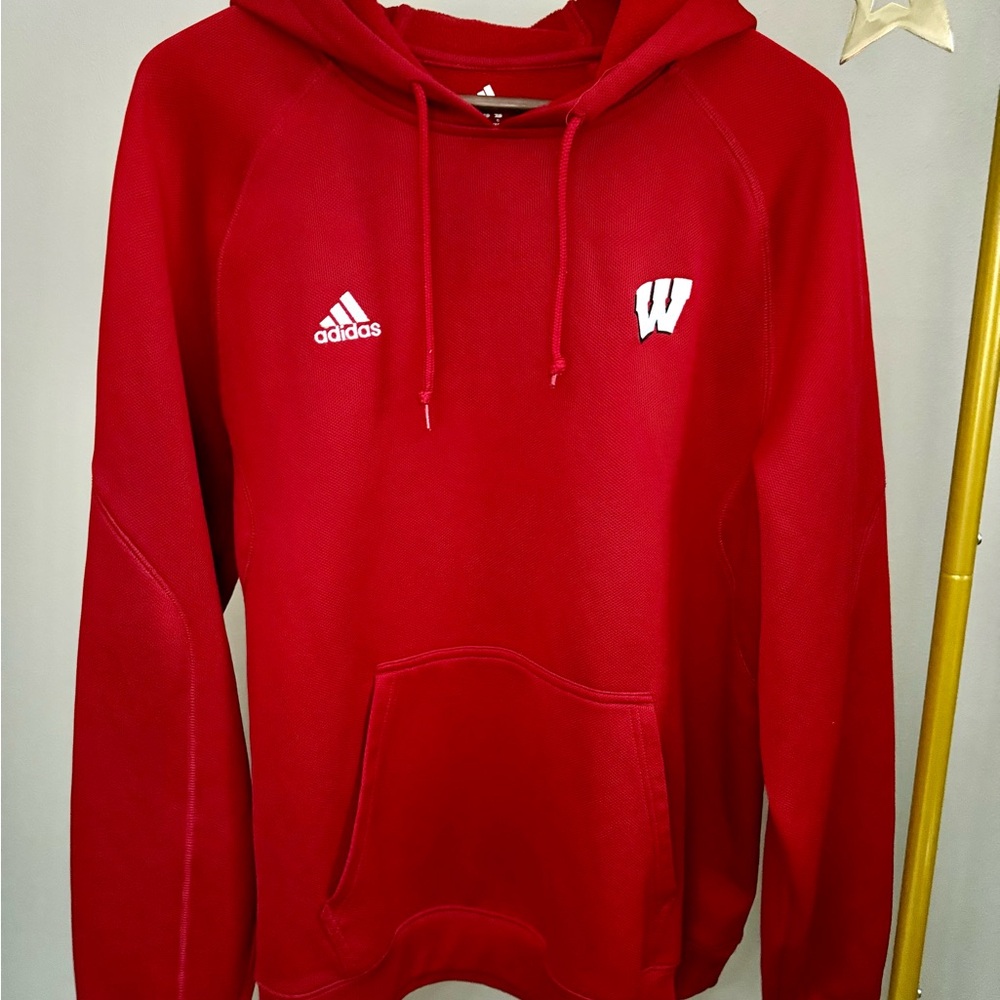 adidas Red UW Pullover Hoodie